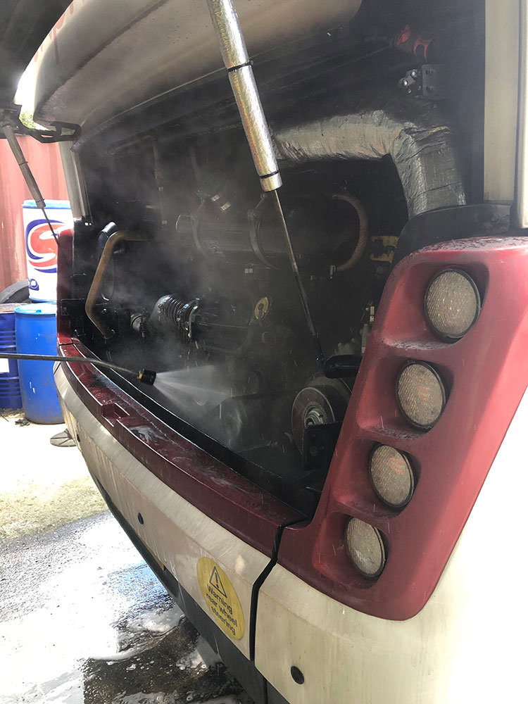 Engine cleaning